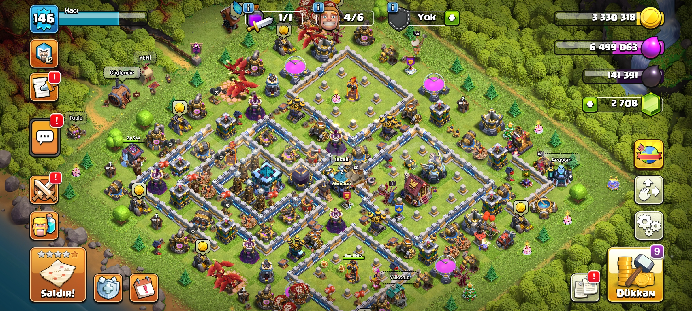 BB 13 146 LEVEL CLASH OF CLANS HESABI  BB 13 146 LEVEL CLASH OF CLANS HESABI