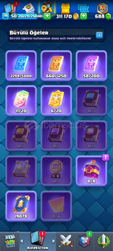 Bb 14 max coc ve 8000 kupa clash royal 
