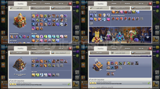 Bb 16 204 lvl 6 köstümlü coc+11k kupa 17 evrim