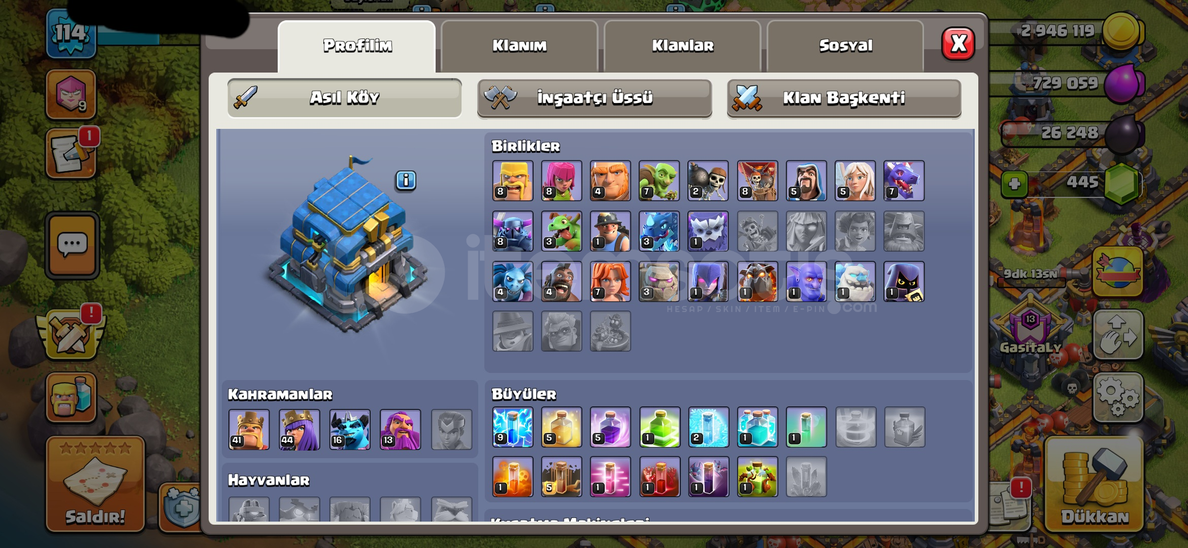 ⭐️ BB12/TH12 Yarı Max Hesap ⭐️ ⭐️ BB12/TH12 Yarı Max Hesap ⭐️