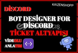 ⚡️ [BDFD] TİCKET BOT ALTYAPISI - DISCORD ⚡️