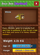 Bear Bee Age 15 4.5kg 