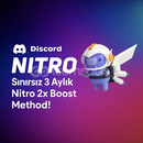 BEDAVA! SINIRSIZ DİSCORD 3 AYLIK NİTRO METHOD!