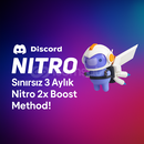 BEDAVA! SINIRSIZ DİSCORD 3 AYLIK NİTRO METHOD!