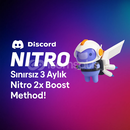  BEDAVA! SINIRSIZ DİSCORD 3 AYLIK NİTRO METHOD!