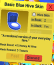 bee swarm blue hive skin bee swarm blue hive skin
