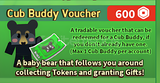 Bee Swarm Cub Buddy Voucher