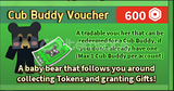 Bee Swarm Cub Buddy Voucher