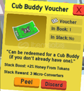 Bee swarm(Cub buddy voucher 600 robux)