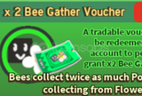 ⭐Bee Swarm Simulator 2x Bee Gather