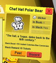 Bee Swarm Simulator / Chef Hat Polar Bear