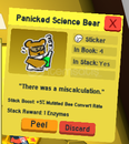 Bee Swarm Simulator / Panicked Science Bear
