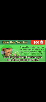 Bee Swarm x2 Bear Bee Voucher | EN UCUZU!!