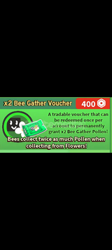 Bee Swarm x2 Bee Gather Voucher | EN UCUZU!!