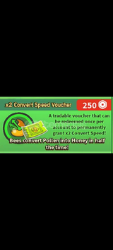 Bee Swarm x2 Convert Speed Voucher | EN UCUZU!!