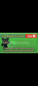 Bee Swarm x2 Cub Buddy Voucher | EN UCUZU!!