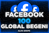 ⭐(GLOBAL) 100 GÖNDERİ BEĞENİ FACEBOOK