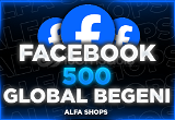 ⭐(GLOBAL) 500 GÖNDERİ BEĞENİ FACEBOOK
