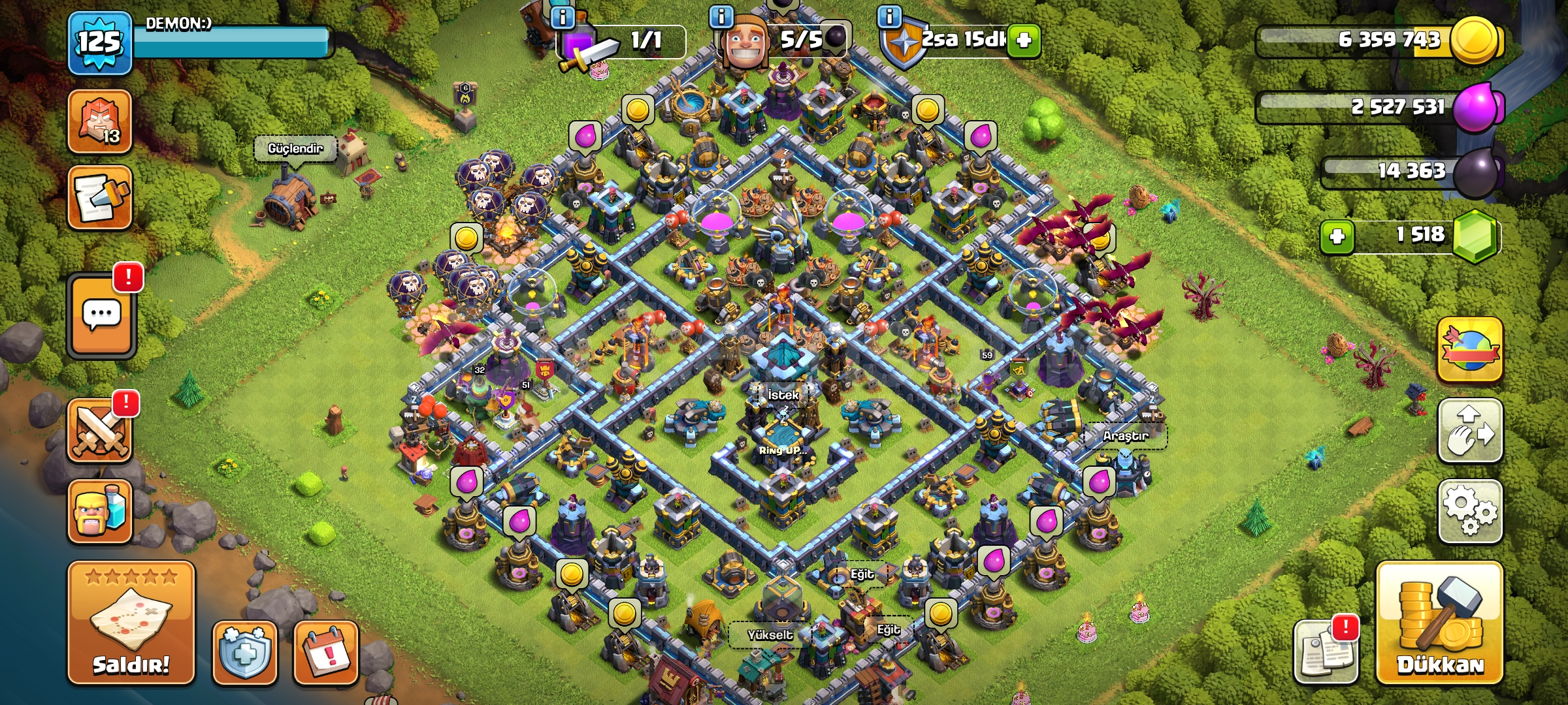 BELEDİYE BİNASI 13 125 LEVEL CLASH OF CLANS BELEDİYE BİNASI 13 125 LEVEL CLASH OF CLANS