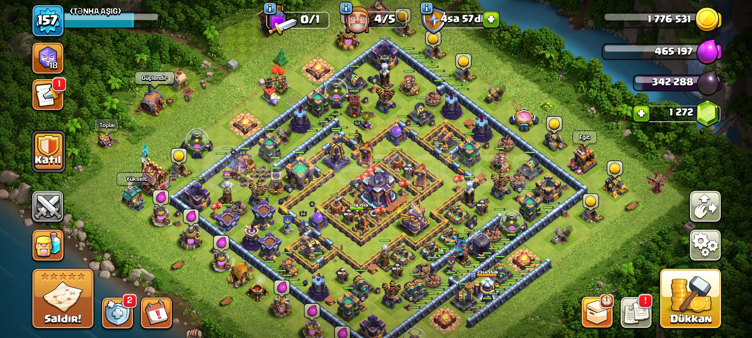 BELEDİYE BİNASI 15 157 LEVEL CLASH OF CLANS  BELEDİYE BİNASI 15 157 LEVEL CLASH OF CLANS