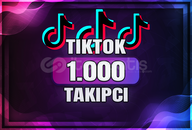 [ÖMÜR BOYU] TikTok 1000 Takipçi