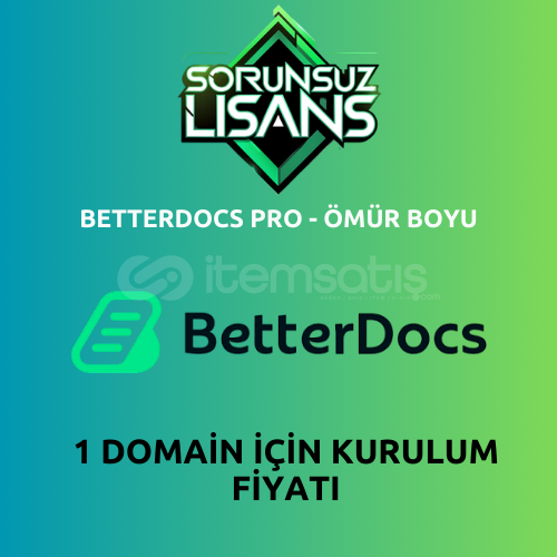 BetterDocs Pro - Ömür Boyu BetterDocs Pro - Ömür Boyu