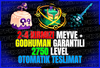 (BF) 2-4 KIRMIZI MEYVE+GODHUMAN GARANTİLİ 2750 