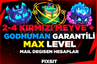 ⭐BF⭐2-4 Kırmızı Meyve + Godhuman garantili MAX ⭐BF⭐2-4 Kırmızı Meyve + Godhuman garantili MAX