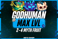 ✅BF✅2 - 4 MYTH FRUİT - MAX LEVEL - GODHUMAN 