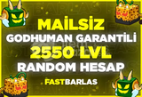 ⭐[BF]2550 LVL+GODHUMAN GARANTİLİ