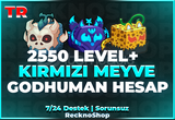 ⭐[BF] 2550 | Kırmızı Meyve Godhuman Hesap