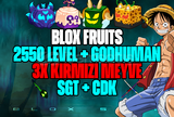 ✅Bf | 2550LVL+GOD+SGT+CDK| 3x Kırmızı Meyve⭐