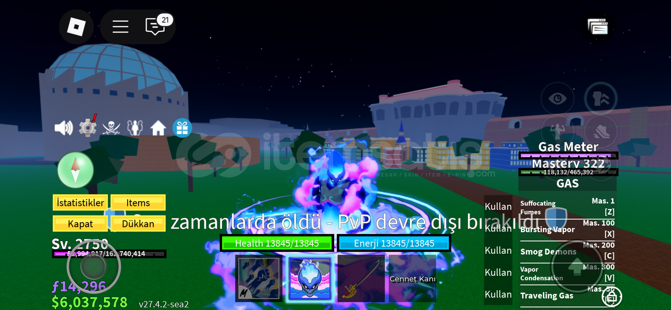 BF+2750 Lvl GodHuman Hesap BF+2750 Lvl GodHuman Hesap