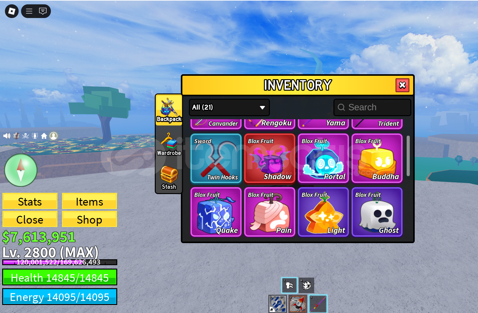 BF ✨ 2800 LVL / GODHUMAN / MEYVE DOLU BF ✨ 2800 LVL / GODHUMAN / MEYVE DOLU