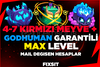 ⭐BF⭐4-7 Kırmızı Meyve + Godhuman garantili MAX