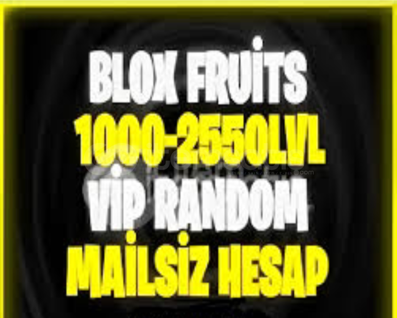 VIP] BLOX FRUIT RANDOM MAILSIZ HESAP 