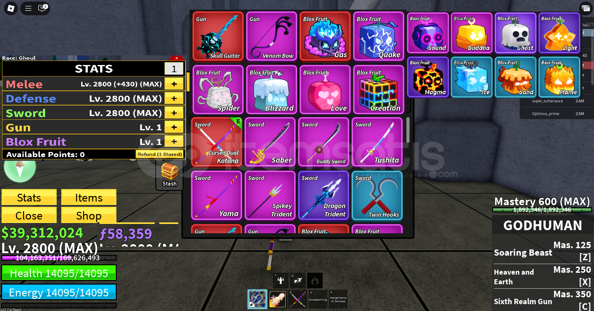 ❤️BF☘️GHOUL V4 FULL GEAR + DOUGH V2 + CDK +SG❤️ ❤️BF☘️GHOUL V4 FULL GEAR + DOUGH V2 + CDK +SG❤️