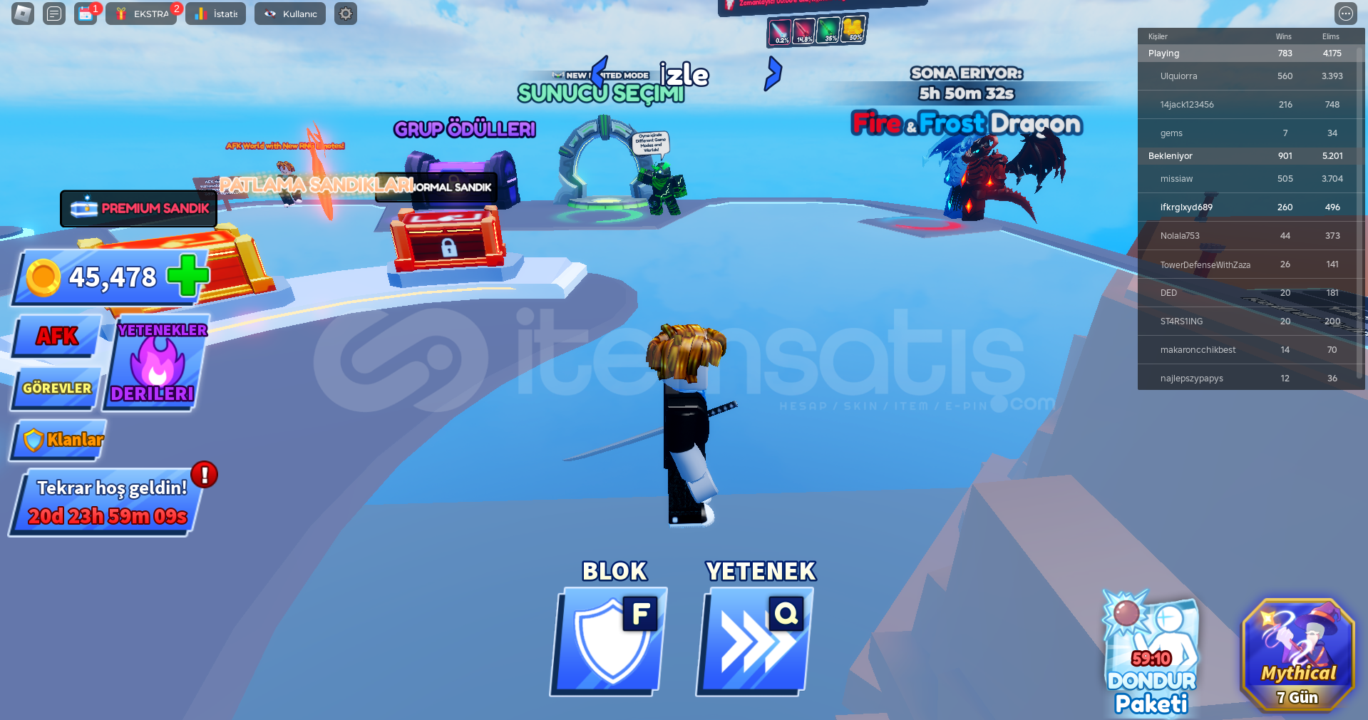 ❤️BLADE BALL❤️260 WİN + 45,478 COİNS / MAİLSİZ ❤️BLADE BALL❤️260 WİN + 45,478 COİNS / MAİLSİZ