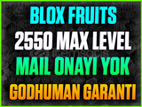 ☘️BF☘️MAX 2550 LVL❤️GODHUMAN GARANTİLİ MAİLSİZ