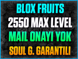 ☘️BF☘️MAX 2550 LVL❤️SOUL G. GARANTİLİ MAİLSİZ❤️