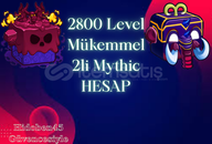 ⭐BF⭐ Max Level 2li Mythical Fruit Hesap ⭐BF⭐