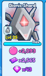 BGS inf 10 ADET Bionic shard maks level