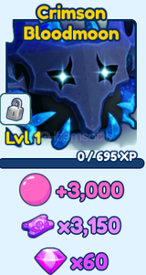 BGS inf 2 ADET Shiny Crimson Bloodmon Limited