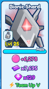 BGS inf 2x Bionic Shard Team Up 5 ticket pet
