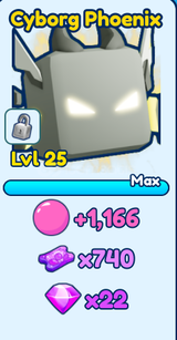 BGS inf Shiny Cyborg Phoenix 25lvl max