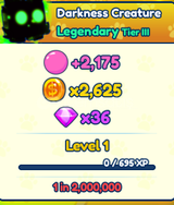 BGS İNF SHİNY DARKNESS CREATURE 