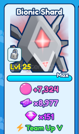 BGS inf ticket pet 2x Bionic Shard Team Up 5 