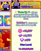 [BGSI] 1/200M! Shiny Myhtic Space Invader! 