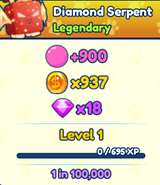 BGSI 10x shiny diamond serpent 