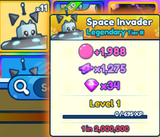 [BGSI] 10x Shiny Space Invader! ![EN UCUZ]